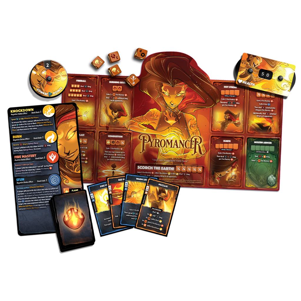 Dice Throne Pyromancer Hero Pack - EN
