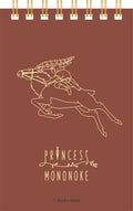 Princess Mononoke - Stamped Ring Notebook (11,5x7,2 cm) - Ashitaka & Yakul
