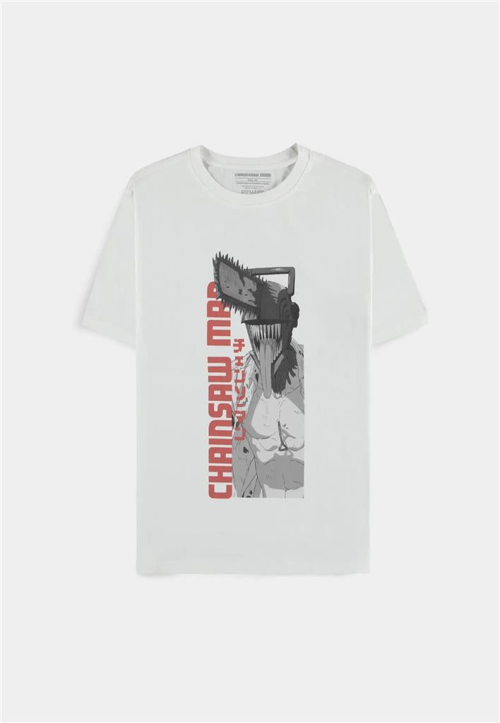 Chainsaw Man - Men's Short Sleeved T-Shirt - Denji mid-transformation - L