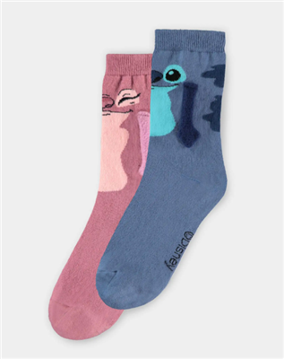 Lilo & Stitch - Let's Hold Hands Novelty Socks - Stitch & Angel - 39/42