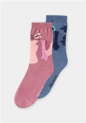 Lilo & Stitch - Let's Hold Hands Novelty Socks - Stitch & Angel - 39/42