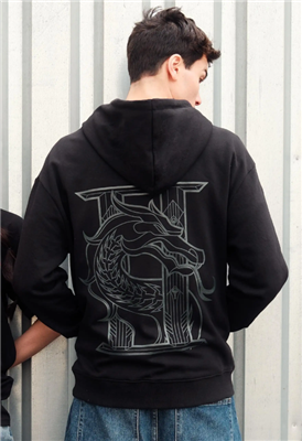 Mortal Kombat 2 - Men's Zipper Hoodie - Dragon - 2XL