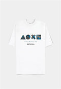 PlayStation - Men's Short Sleeved T-Shirt (Loose Fit) - Icons Japan - L