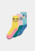 Pokémon - Crew Socks (3 Pack) - Piplup, Pichu, and Jigglypuff - 39/42