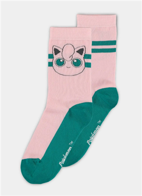 Pokémon - Crew Socks (3 Pack) - Piplup, Pichu, and Jigglypuff - 39/42