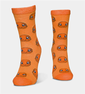 Pokémon - Crew Socks (3 Pack) - Charmander, Pikachu, Eevee - 35/38