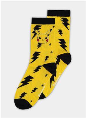 Pokémon - Men's Crew Socks (3 Pack) - Pikachu, Gengar, Mewtwo - 39/42