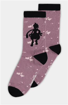 Pokémon - Men's Crew Socks (3 Pack) - Pikachu, Gengar, Mewtwo - 43/46