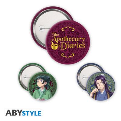 The Apothecary Diaries - Badge Pack - Mao Mao, Jinshi & Logo