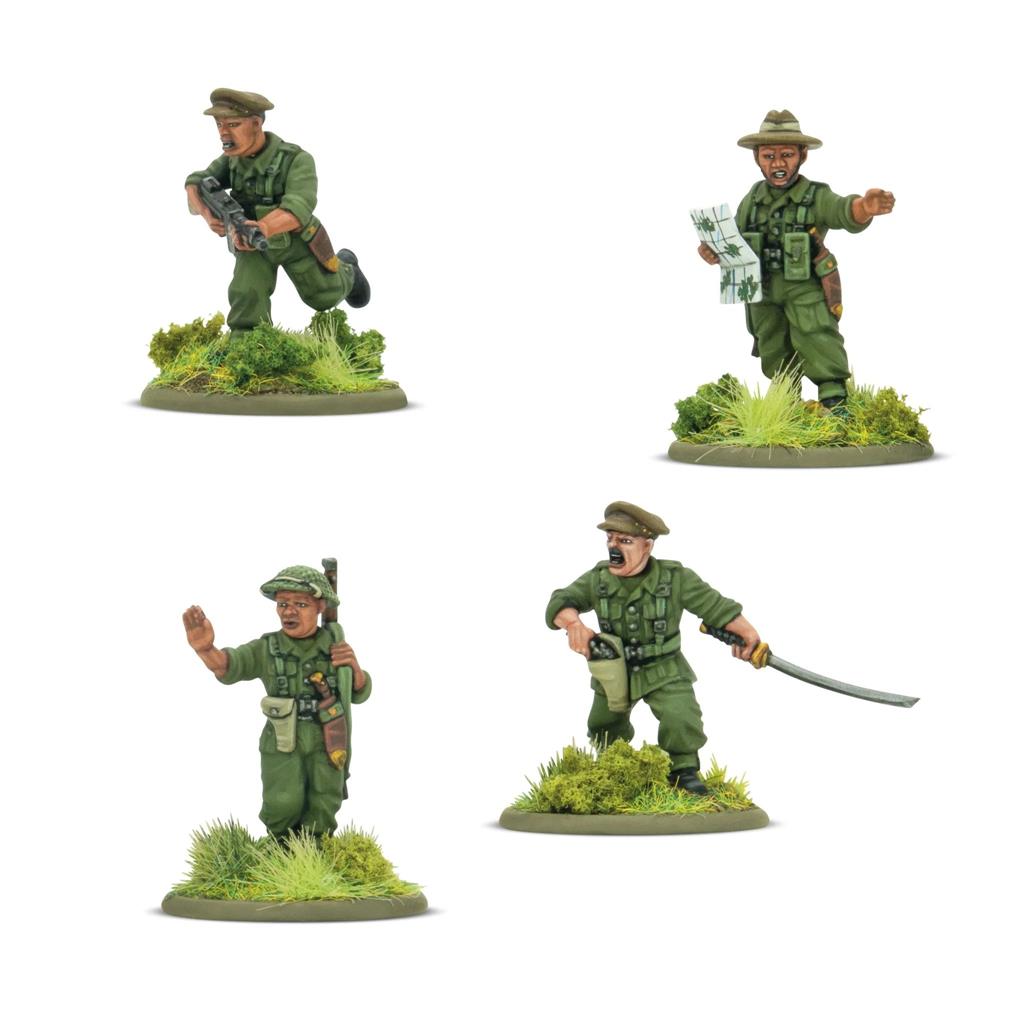 Bolt Action - Commonwealth Gurkha Platoon Commanders
