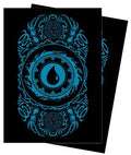 UP - Standard Sleeves for Magic: The Gathering Mana 7 Island (100 Sleeves)