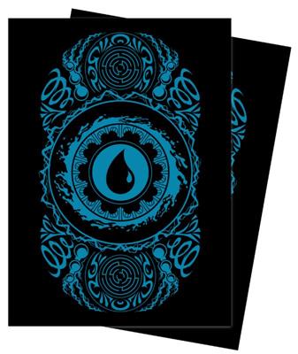 UP - Standard Sleeves for Magic: The Gathering Mana 7 Island (100 Sleeves)