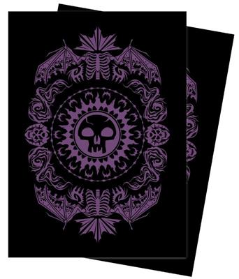 UP - Standard Sleeves for Magic: The Gathering Mana 7 Swamp (100 Sleeves)