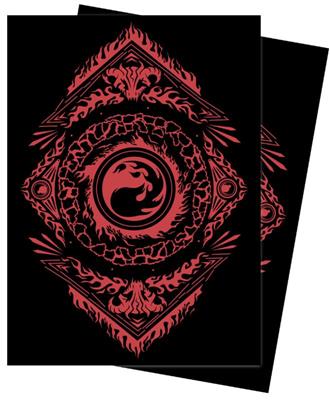 UP - Standard Sleeves for Magic: The Gathering Mana 7 Mountain (100 Sleeves)