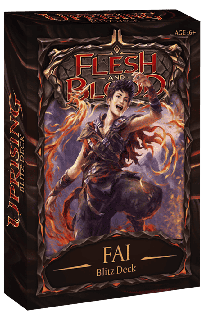 Flesh & Blood TCG - Uprising Blitz Deck Display (8 Decks) - EN