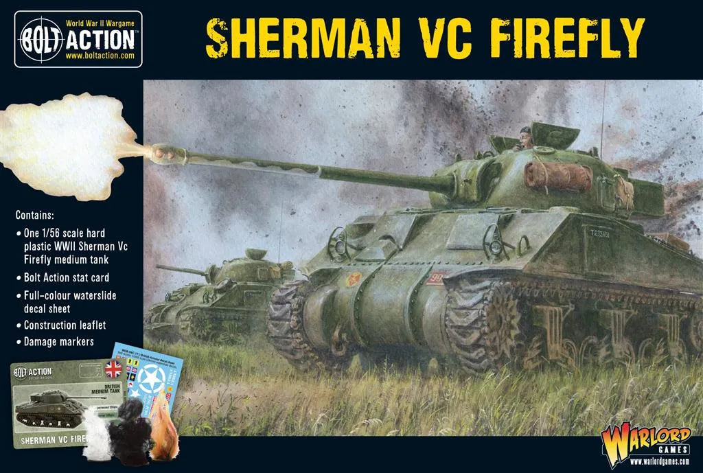 Sherman Firefly Vc - Modell i Plast Warlord Games