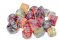Chessex 7 Die Set - Nebula TM Primär/Blå Luminary Chessex