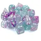 Chessex 7 Die Set - Nebula TM Wisteria/White Luminary Chessex