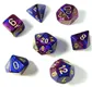 Chessex Gemini Polyhedral 7-Die Set - Blå-Lila med Guld Chessex