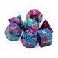 Chessex Gemini Polyhedral 7-Die Set - Lila-Teal med Guld Chessex