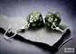 Chessex Hook Örhängen Scarab Jade Mini-Poly d20 Par Chessex