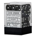 Chessex Opaque 12mm d6 Dice Blocks - Black/White (36 Dice) Chessex