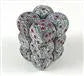 Chessex Speckled 16mm d6 med pips Dice Blocks (12 Dice) - Granite Chessex
