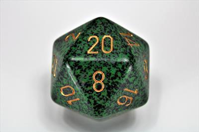 Chessex Speckled 34mm 20-Sided Dice - Golden Recon Chessex