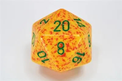 Chessex Speckled 34mm 20-Sidiga Tärningar - Lotus Chessex