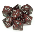 Chessex Speckled Polyhedral 7-Die Set - Silver Volcano Chessex