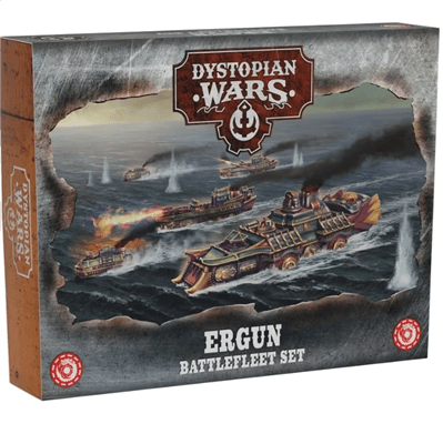 Dystopian Wars: Ergun Battlefleet Set Warcradle Studios