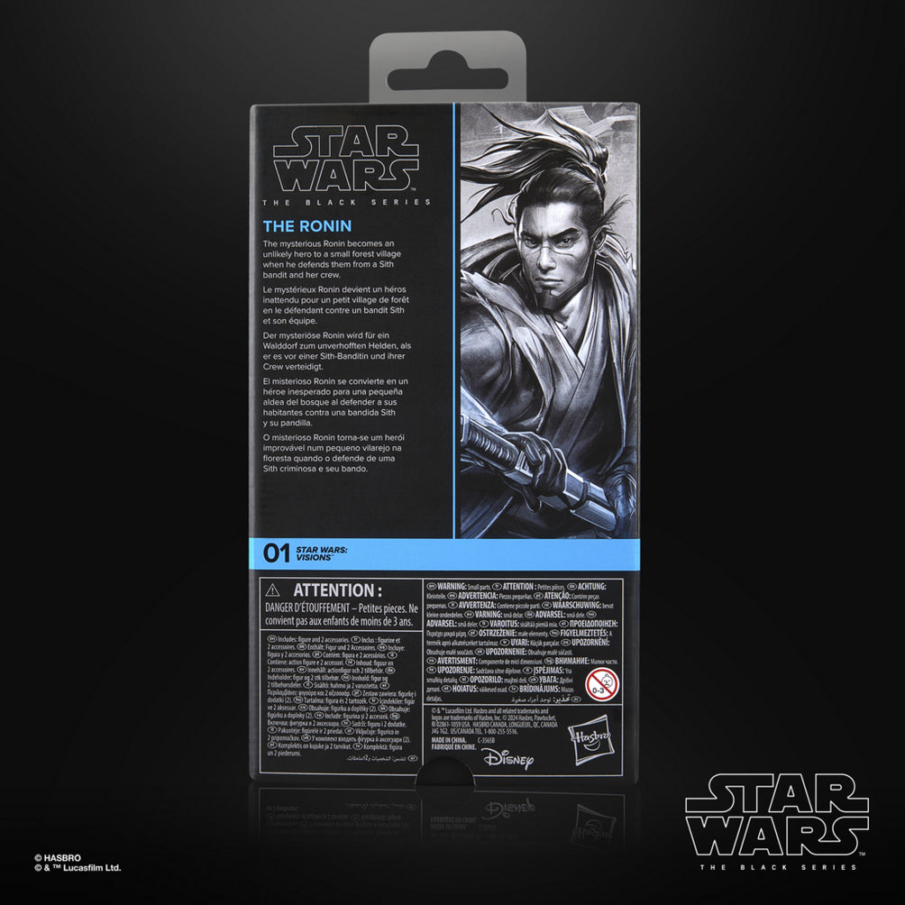 Star Wars The Black Series The Ronin - Samurajfigur med hög detaljrikedom Hasbro