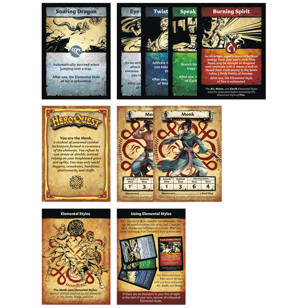 Avalon Hill HeroQuest Hjältekollektion: Vandrande Munkens Väg - EN Hasbro