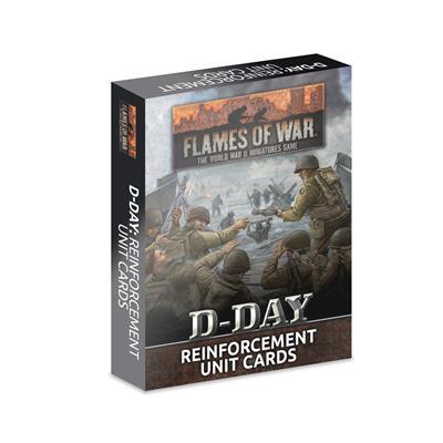 Flames of War: D-Day - Förstärkningsenhetskort (32 Kort) Gale Force Nine