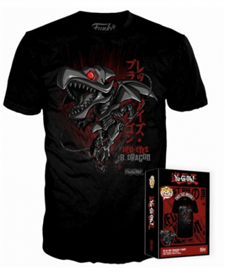 Funko POP Boxed Tee: Yugioh - Red Eyes Black Dragon Funko