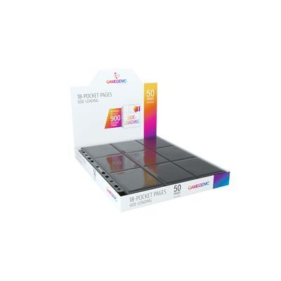 Gamegenic - Sideloading 18-Pocket Pages DISPLAY Black Gamegenic