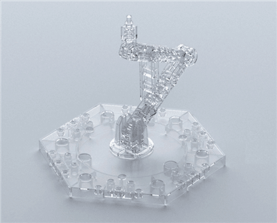 Gundam Accessories - Action Base 5 (Clear) Bandai