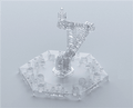 Gundam Accessories - Action Base 5 (Clear) Bandai