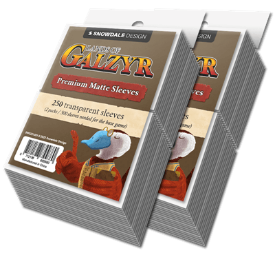 Lands of Galzyr Sleeve Pack – Skydd för Kort Snowdale Design