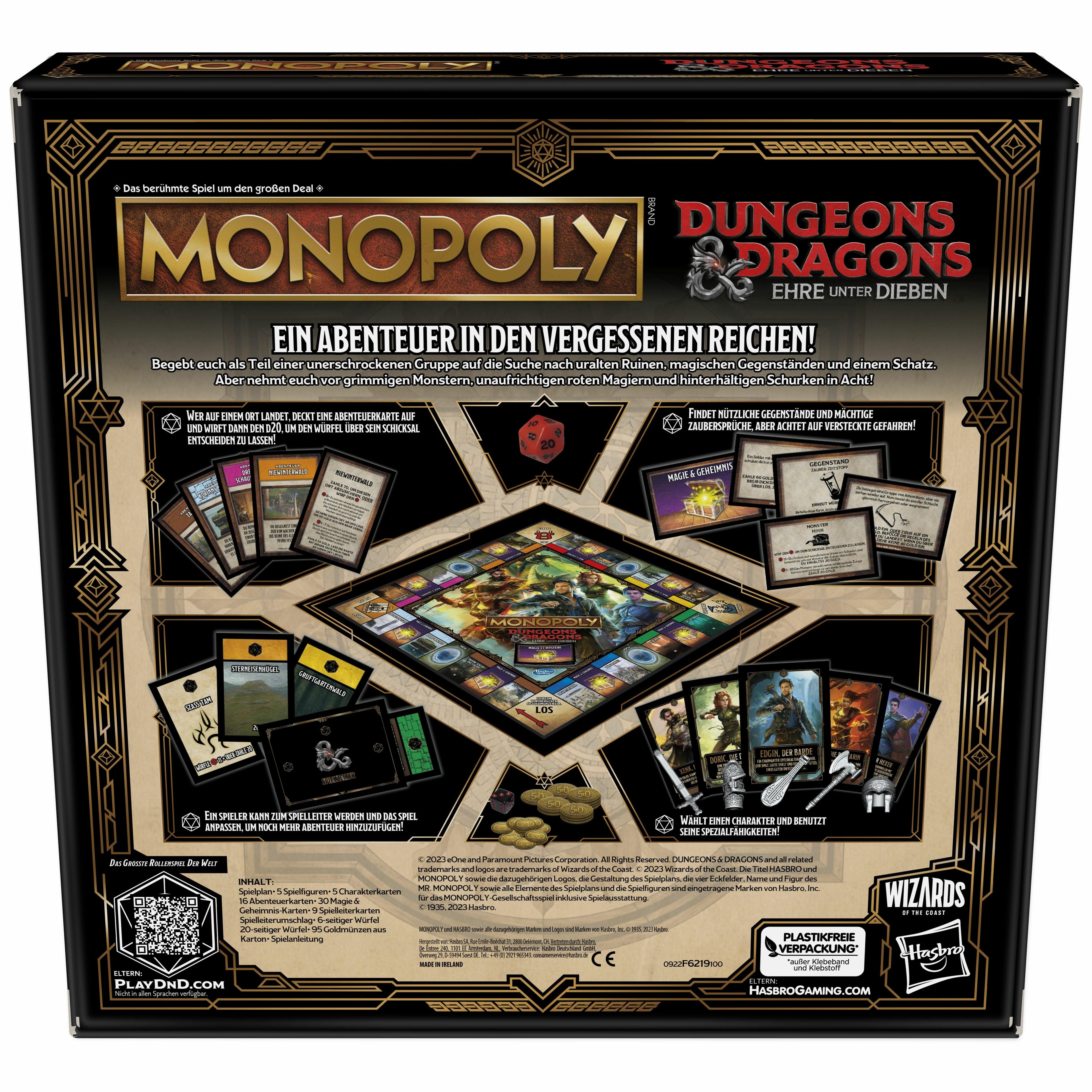 Monopoly Dungeons & Dragons: Honor Among Thieves Hasbro