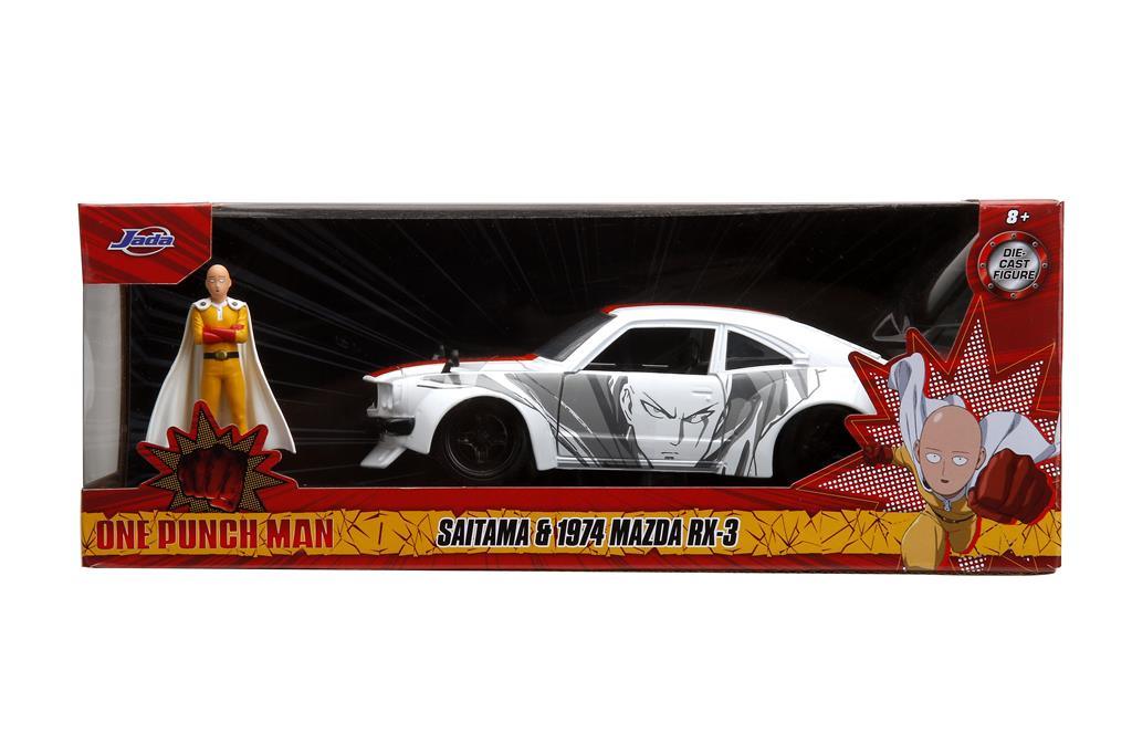 One Punch Man 1974 Mazda RX-3 1:24 Jada Toys, Inc.