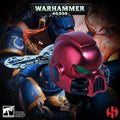 Primaris Space Marine MKVII Helmet Blood Angels Nyckelring - Warhammer 40K Semic