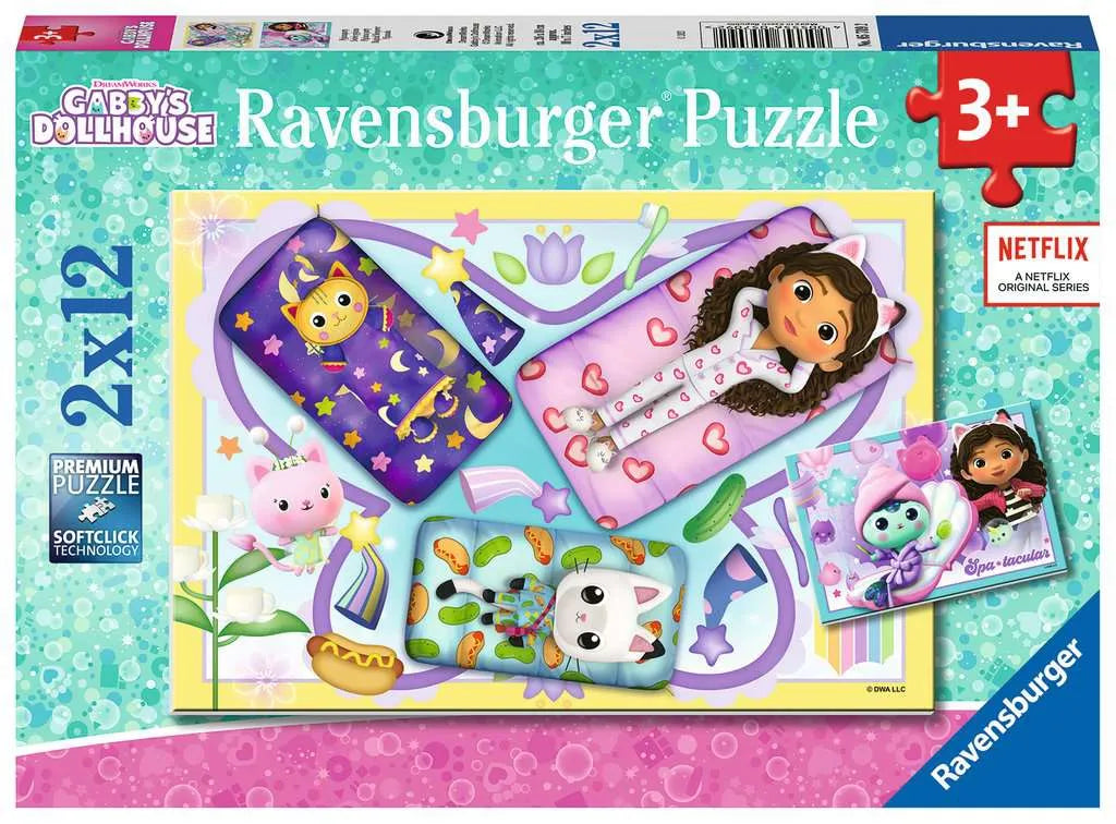 Ravensburger Pussel - Gabby's Dockhus 2x12 bitar Ravensburger