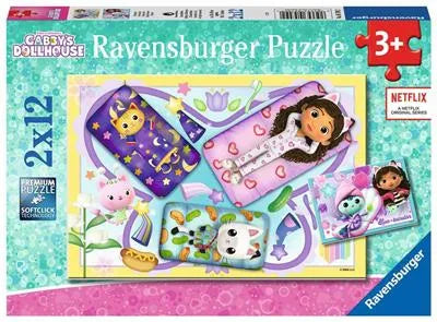 Ravensburger Pussel - Gabby's Dockhus 2x12 bitar Ravensburger