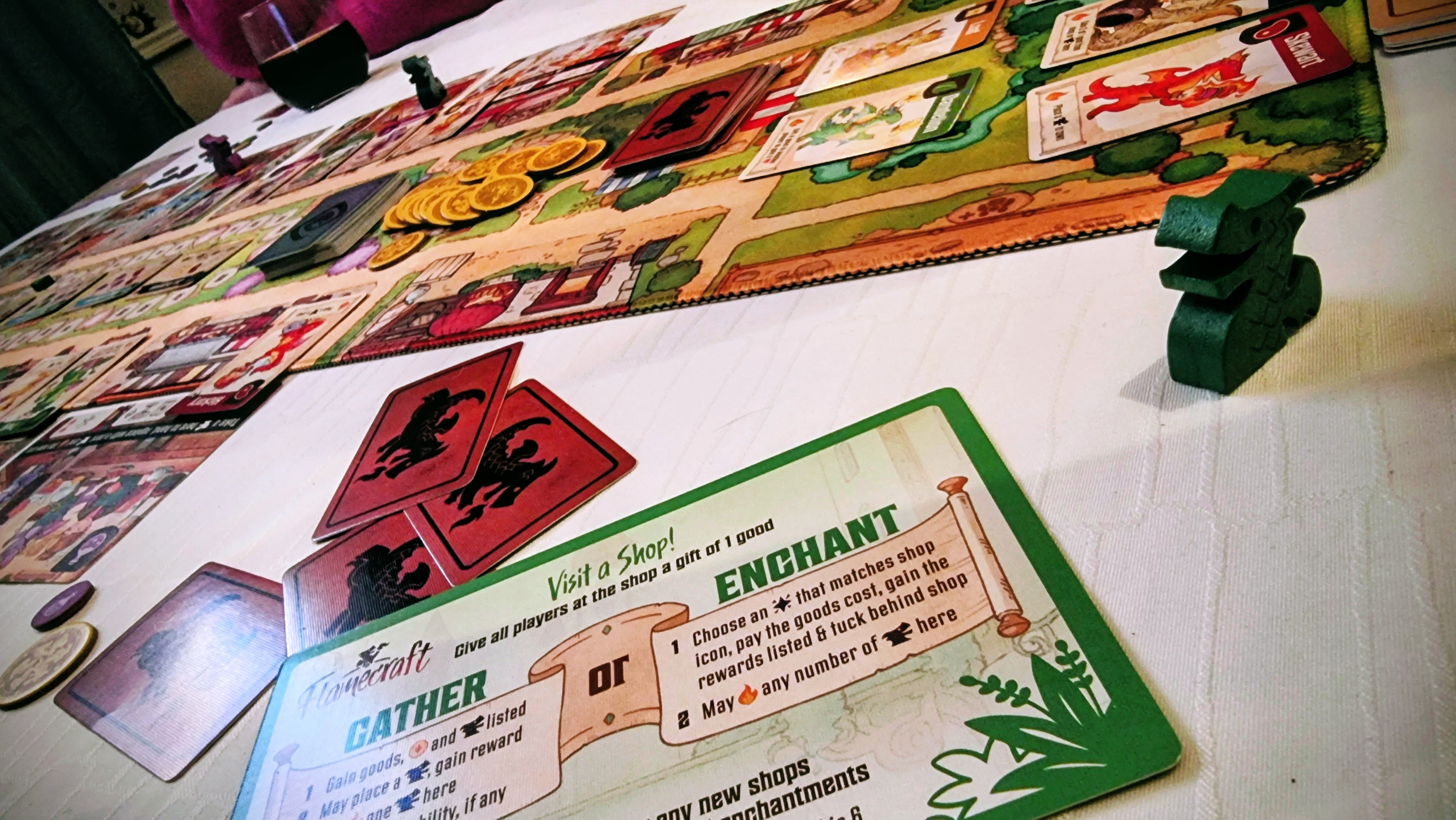 Flamecraft - Brädspel med Drakar och Magi