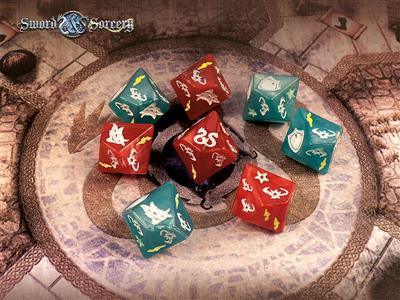 Sword & Sorcery – Anpassad Tärningspaket Ares Games