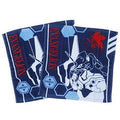Eva 01 Handduk 2-pack 34x35 cm - Evangelion Semic