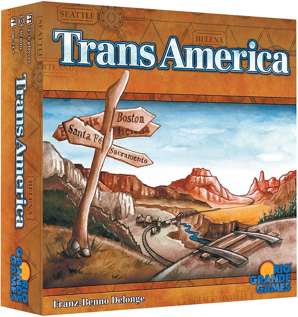Trans America - Järnvägsspel för 2-6 spelare Rio Grande Games