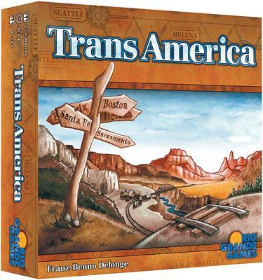 Trans America - Järnvägsspel för 2-6 spelare Rio Grande Games