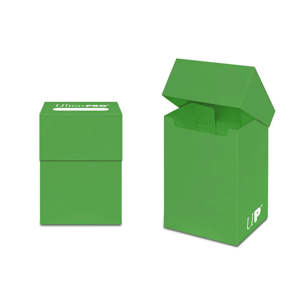 UP - Deck Box Solid - Lime Green Ultra Pro